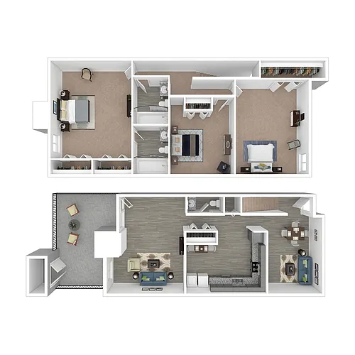 Floor plan 3X25