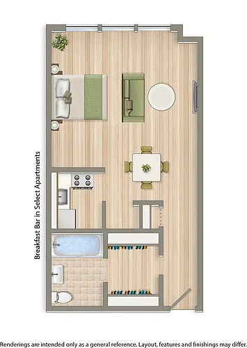 Floor plan Studio C