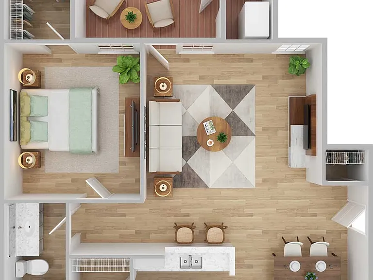 1 Bedroom | 1 Bath | 828 SF 1 Bedroom | 1 Bath | 828 SF
