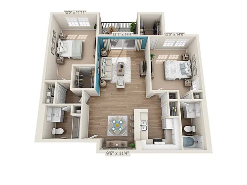 Floor plan Sarah
