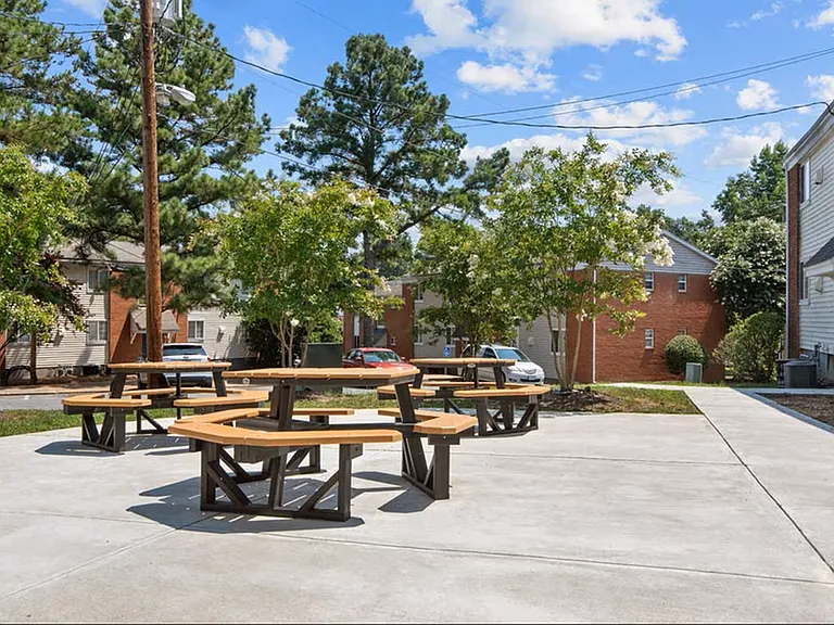 Outdoor seating area
