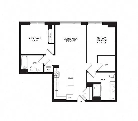 Floor plan 2D-C (Affordable Housing)