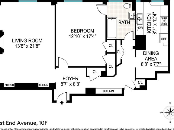 2nd image of 780 W End Ave APT 10F