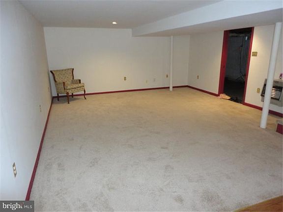 Partially finished basement