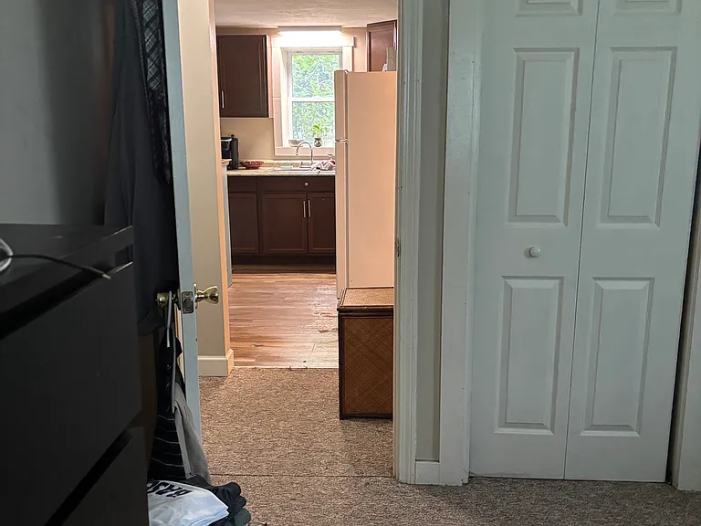 view from bedroom 1 to kitchen