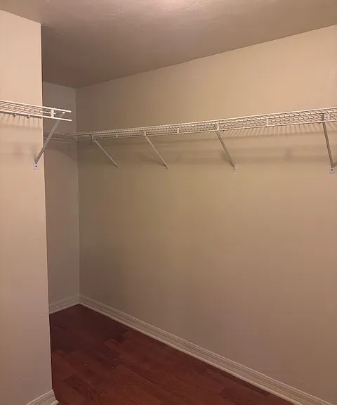 the 2nd walk in closet for the ned bedroom