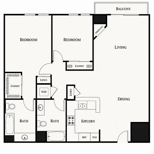 Floor plan The Chandler