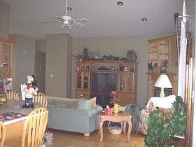 Family room from kitchen