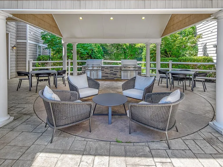 Covered Grilling Stations with Picnic Seating