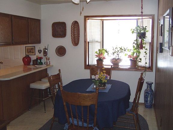 Dining Area with Bay Window