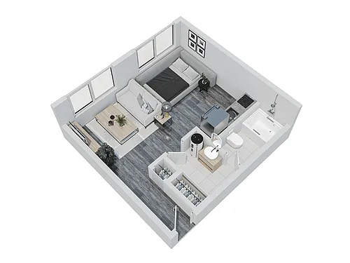 Floor plan Studio