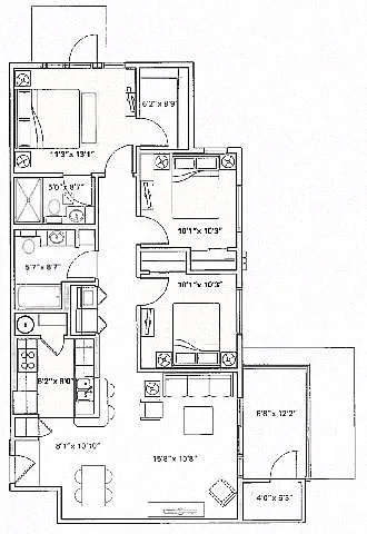 Floor plan Marshall