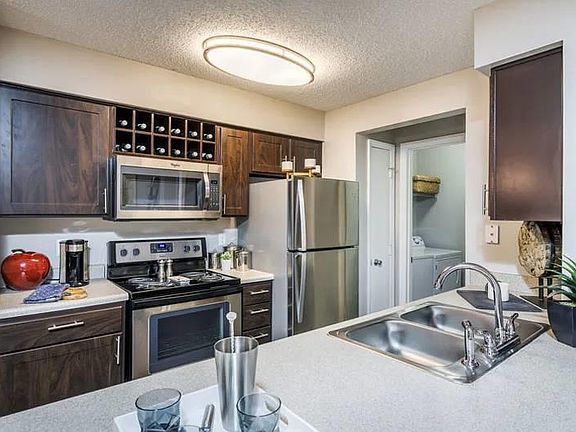 Kitchen with stainless appliances