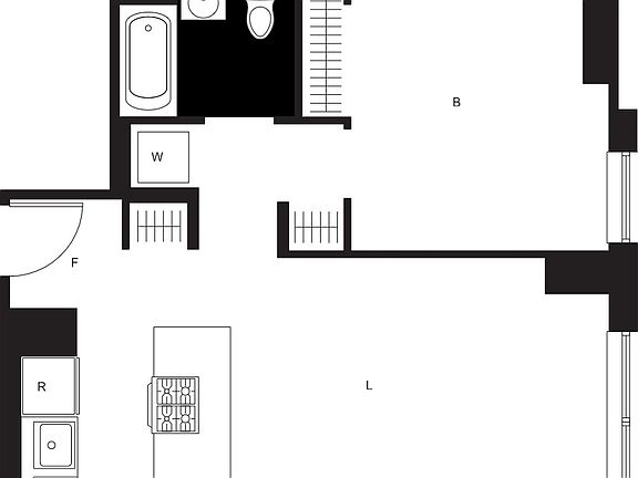 2nd image of 505 W 29th St Penthouse 4A