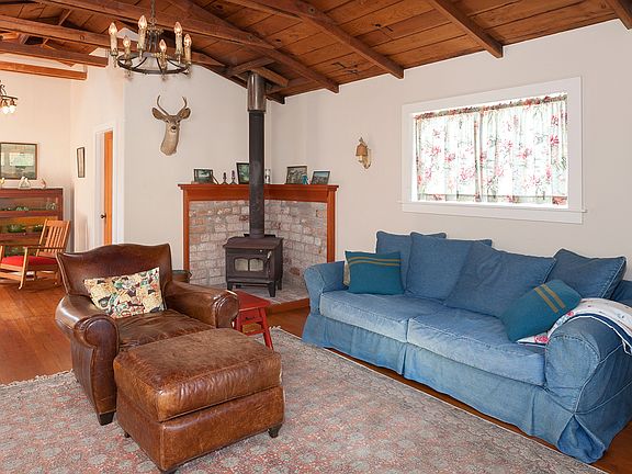 living room with fireplace
