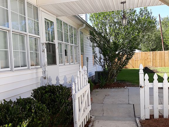 Back door into sunroom