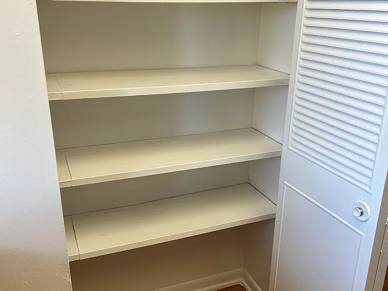 Extra large kitchen pantry closet.