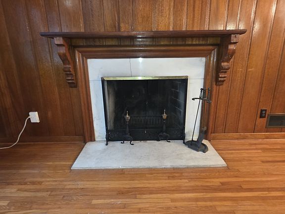 Fireplace in living room