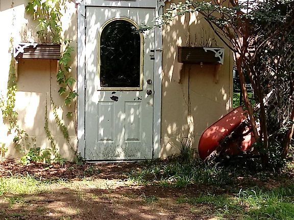 Backyard storage shed