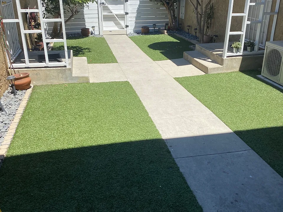 Courtyard outside front door