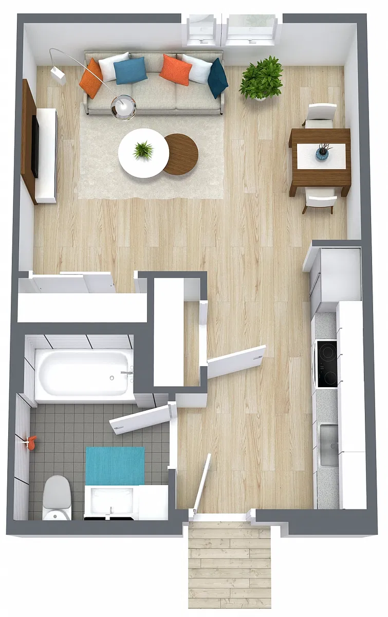 Floor plan Studio