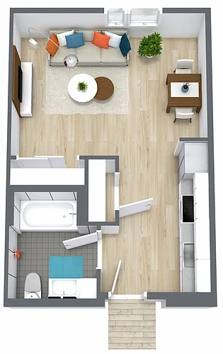 Floor plan Studio