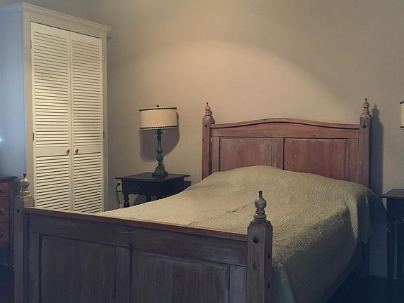 Quiet bedroom area with large vented closets