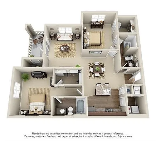 Floor plan Sandburg