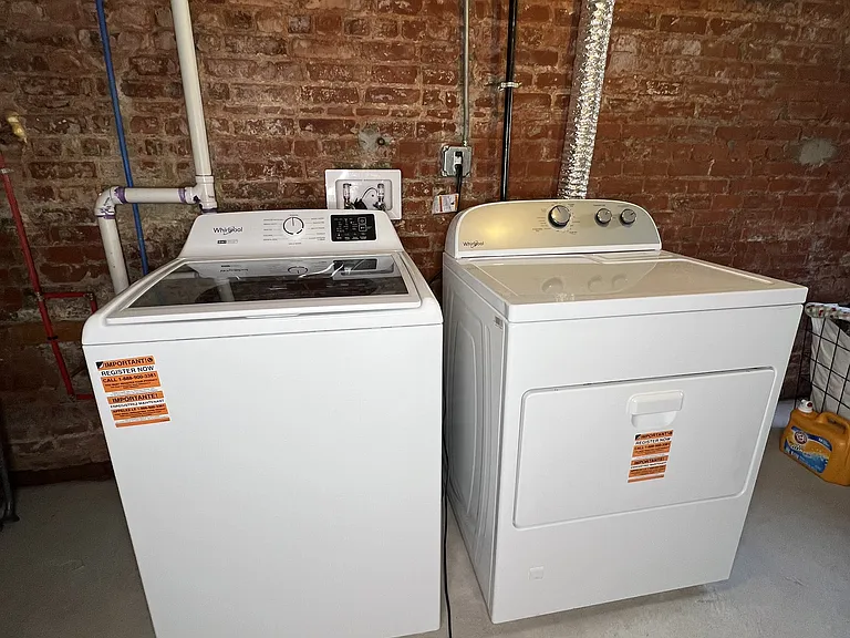 Shared New Washer and Dryer Located in Basement