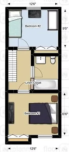 Floor plan 2 bedroom