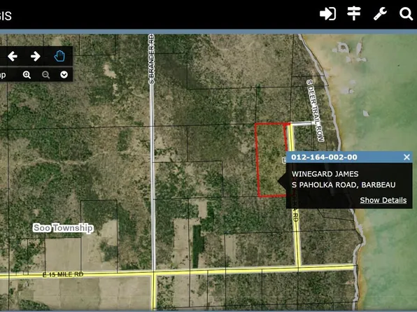 S Paholka Rd, Barbeau, MI 49710