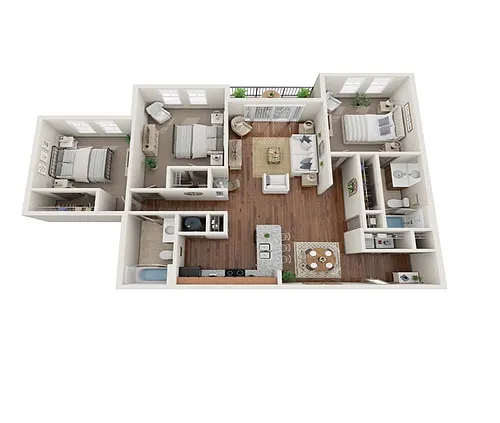 Floor plan The Los Angeles