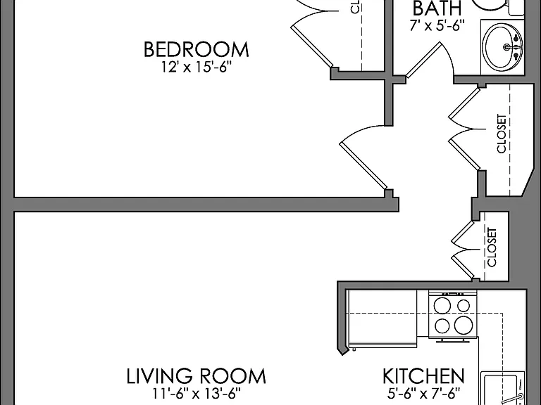 Haviland 1 Bedroom B 1806 Haviland 1 Bedroom B 1806