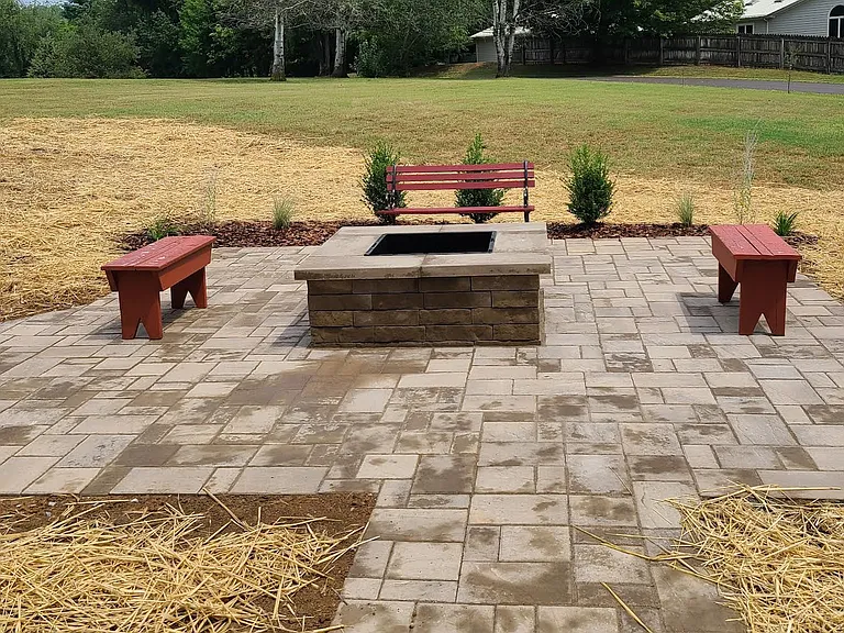 Firepit patio