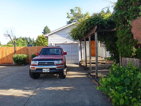Garage and huge parking area