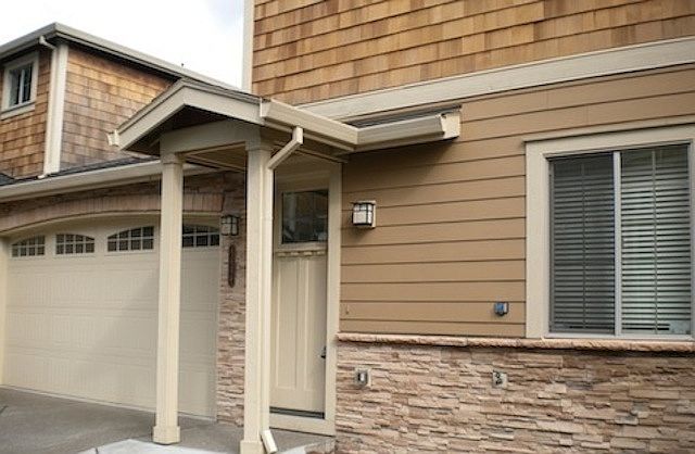 Entry and double garage