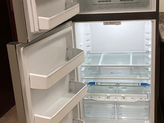Full size stainless steel refrigerator