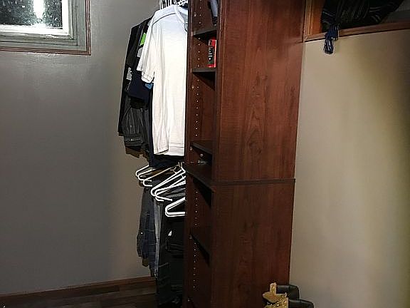 Closet with stuff