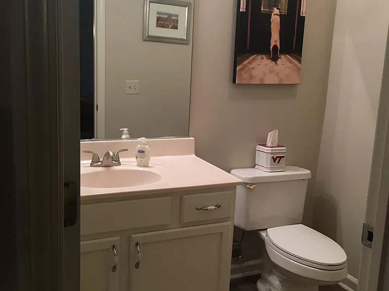 Downstairs half bath