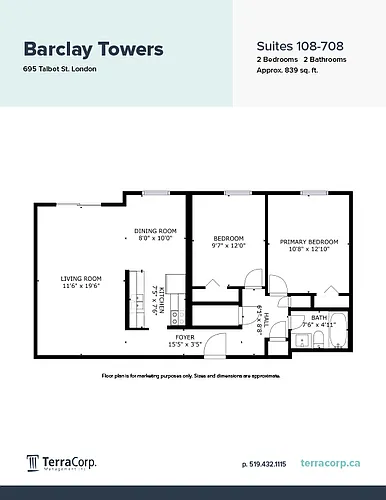Floor plan 108-708