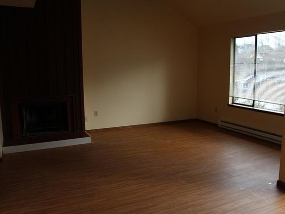 Living room with fireplace