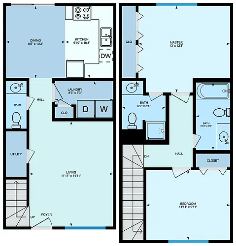 Floor plan Townhome G