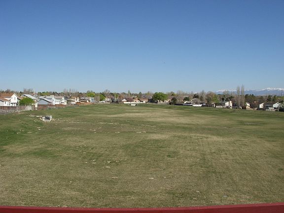 Back look into the park