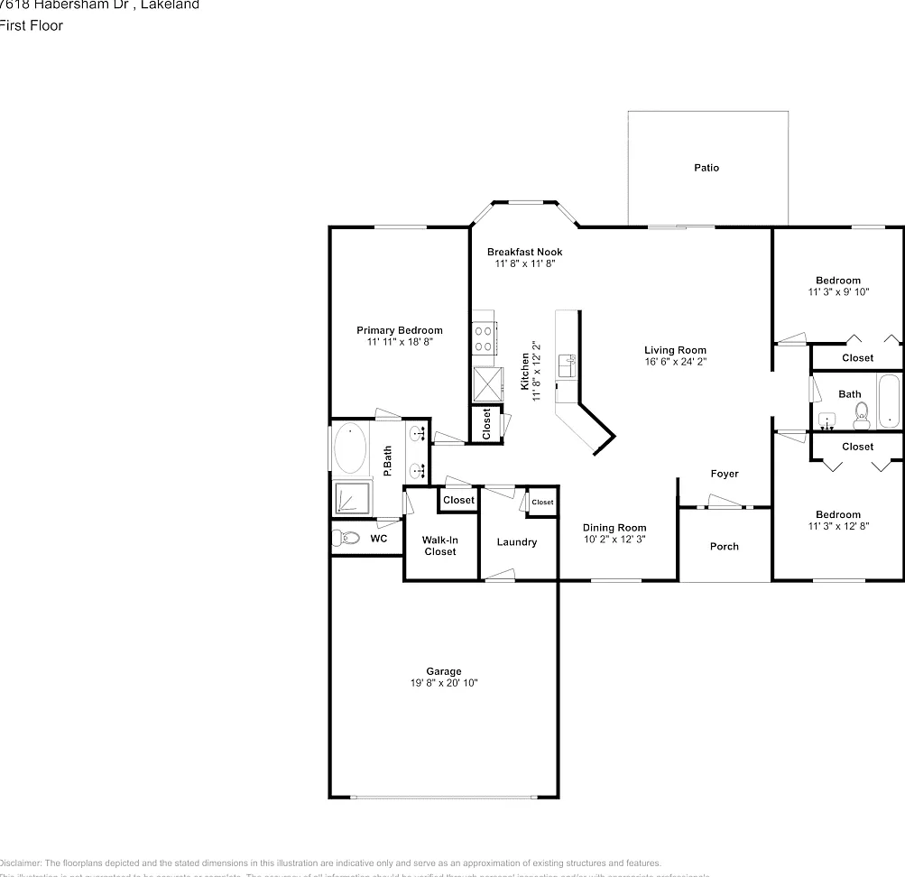 7618 Habersham Dr Lakeland, FL 33810 — Photo 2
