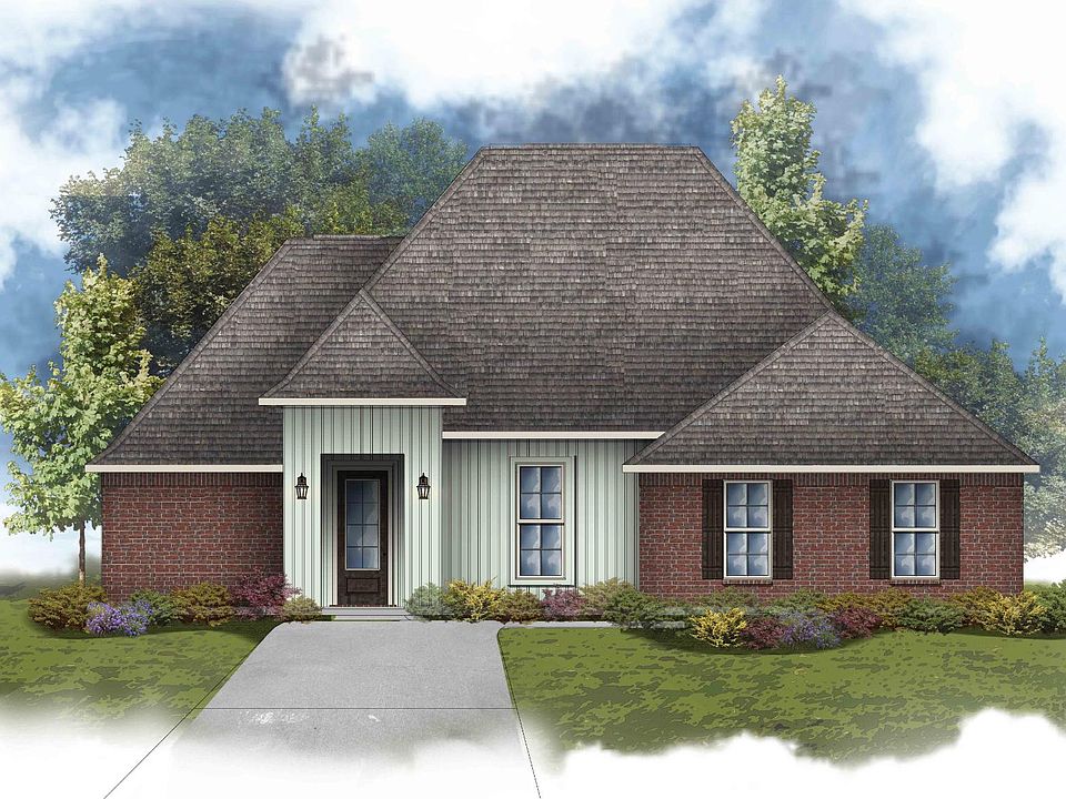 Claudet III G - Front Elevation - DSLD Homes