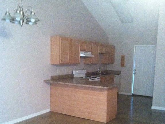 Stainless steel appliances are in unit(not pictured) Cathedral ceilings and large open floor plan.