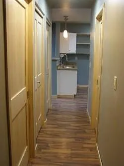 Maple trim and doors throughout. Large linen closet and coat closet.