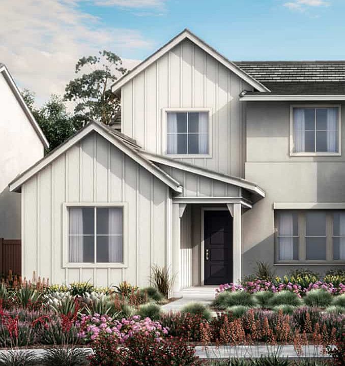 Starling at Skyline Plan 1B - Farmhouse Exterior Style Preliminary Rendering