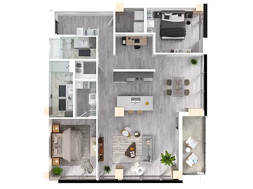 Floor plan Hickory
