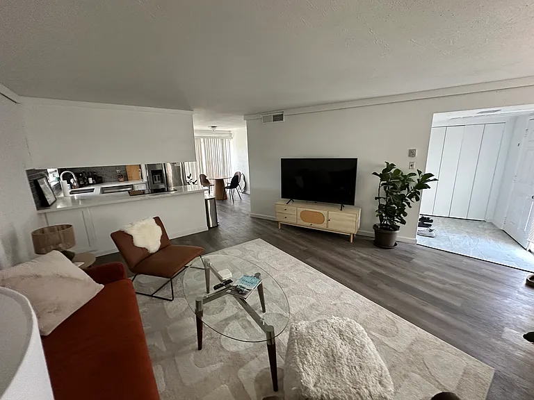Shared, furnished living room
